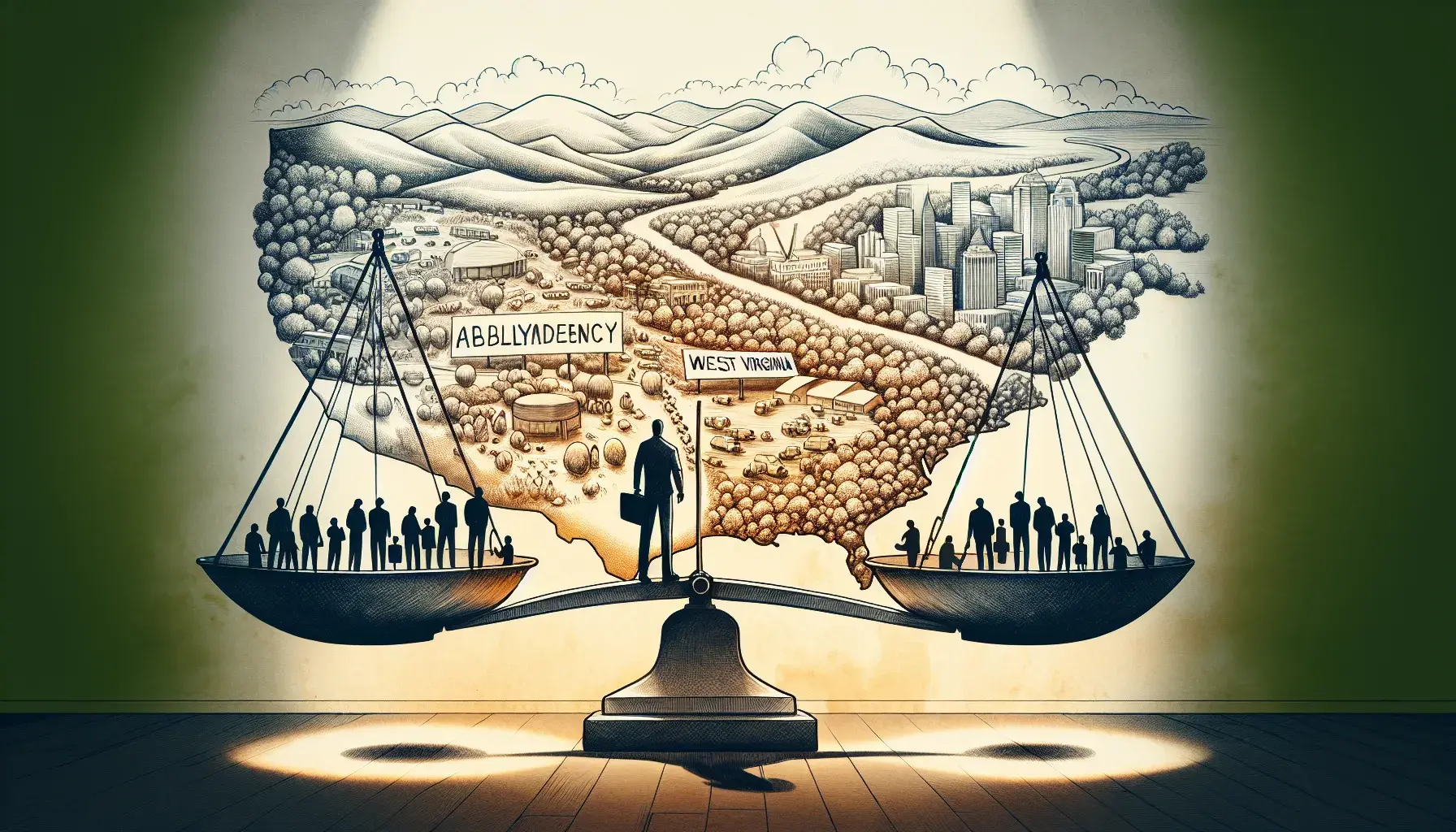 A visual metaphor for job opportunities across the U.S.